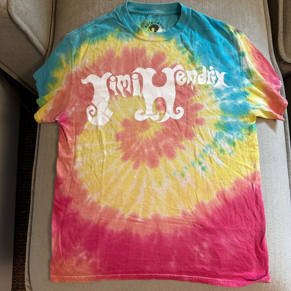 Jimi Hendrix Tie-Dye T-Shirt Size M